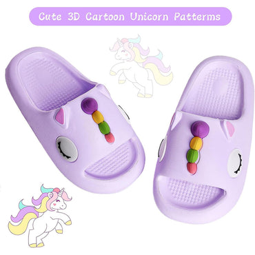 Boys Girls Unicorn Slipper Slide Sandals