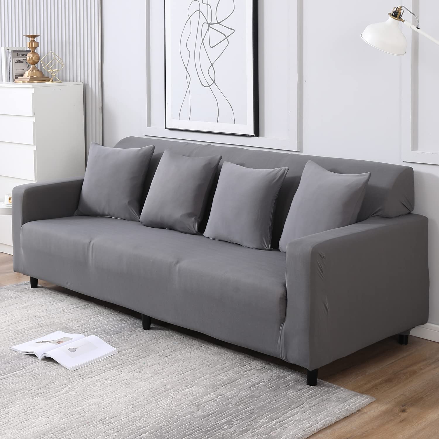 (Net) Revamp Your Living Space with our 3-Seat Sofa Cover / 917883