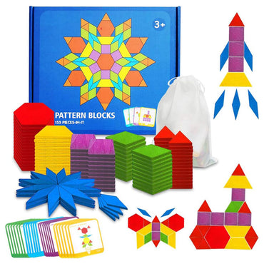 155PCS WOOD PATTERN BLOCKS / KM-16 / MG15