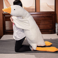 Nice Goose Stuffed Animal Pillow Toy, Cute Giant White Goose Stuffed Animal Duck Plush Pillow,Super Soft Hugging Pillow - 110CM / MEDIUM