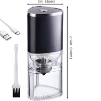 (NET) Portable Electric Coffee Bean Grinder
