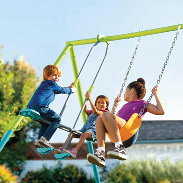(Net) Intex  44120 Swing For children 2 pieces Face to Face swing Colors 251x254x211cm