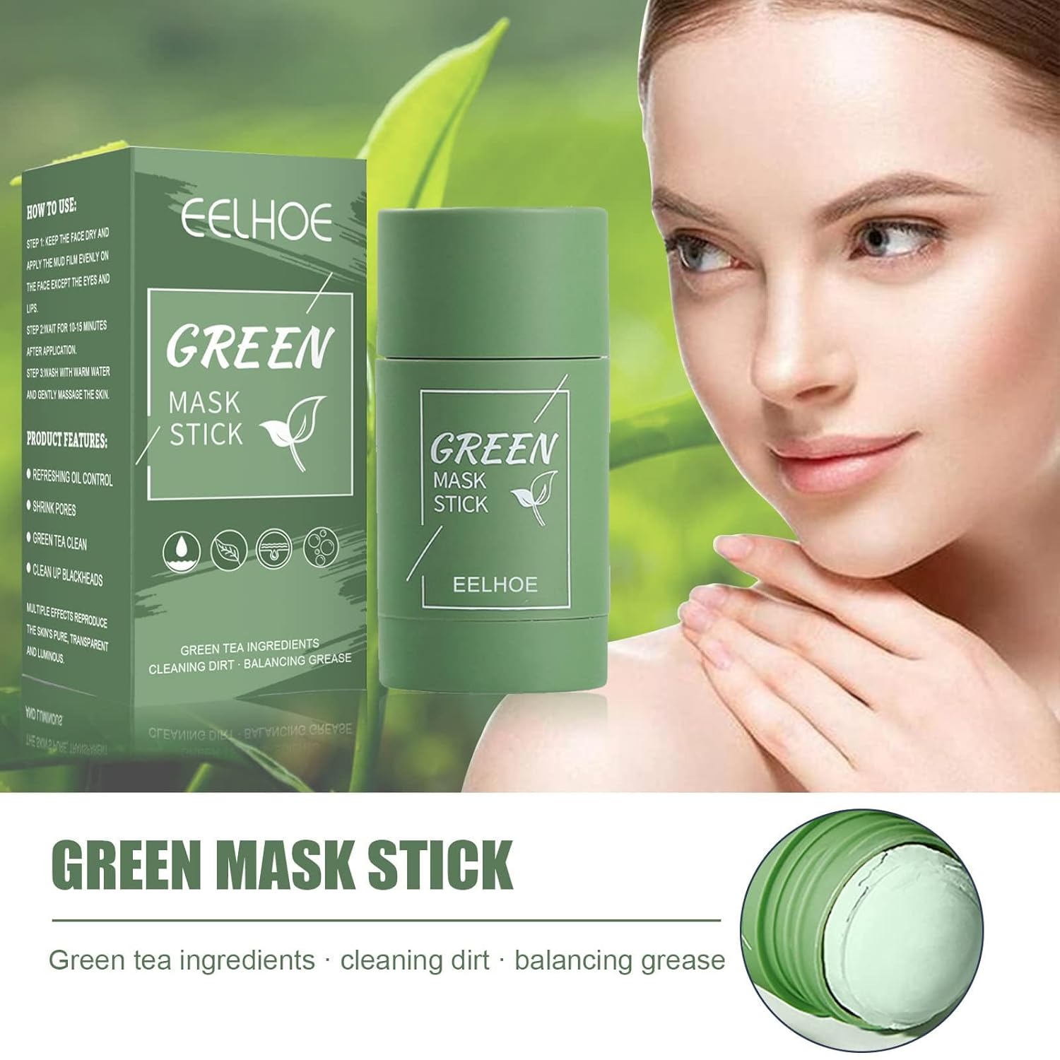 (NET) Green Tea Deep Cleanse Mask