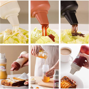 Squeeze Sauce Bottle with Scale 350ML