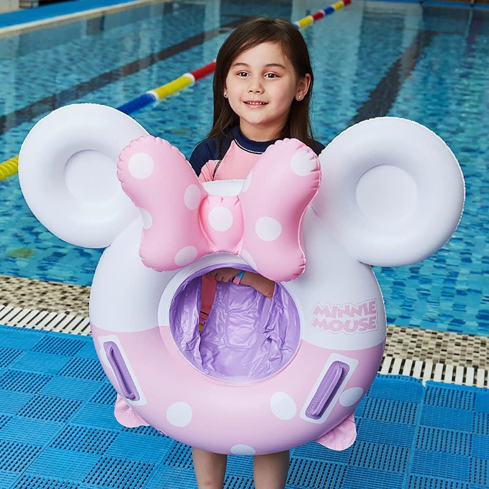 (NET) Minnie Inflatable Swim Ring Baby Float Swim Ring