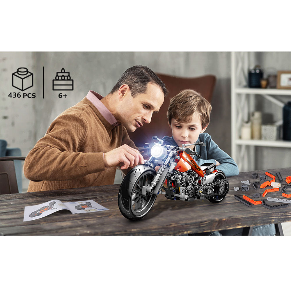 Racing motorcycle model building stones techinical creative building kit gift for adults collectors children building sets