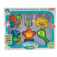 Baby Rattle Set Of 6 Pieces