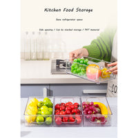 Multifunctional Transparent Kitchen Food Storage Refrigerator Container