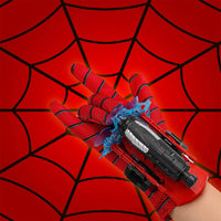 (Net) Spiderman Wrist Launcher Safe Soft Bullet Gun Toy Spider Man Web Shooter Children Cosplay Props Toys Gift