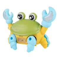 Electric Walking Crab Toy - Funny Lights & Music, Cartoon Design