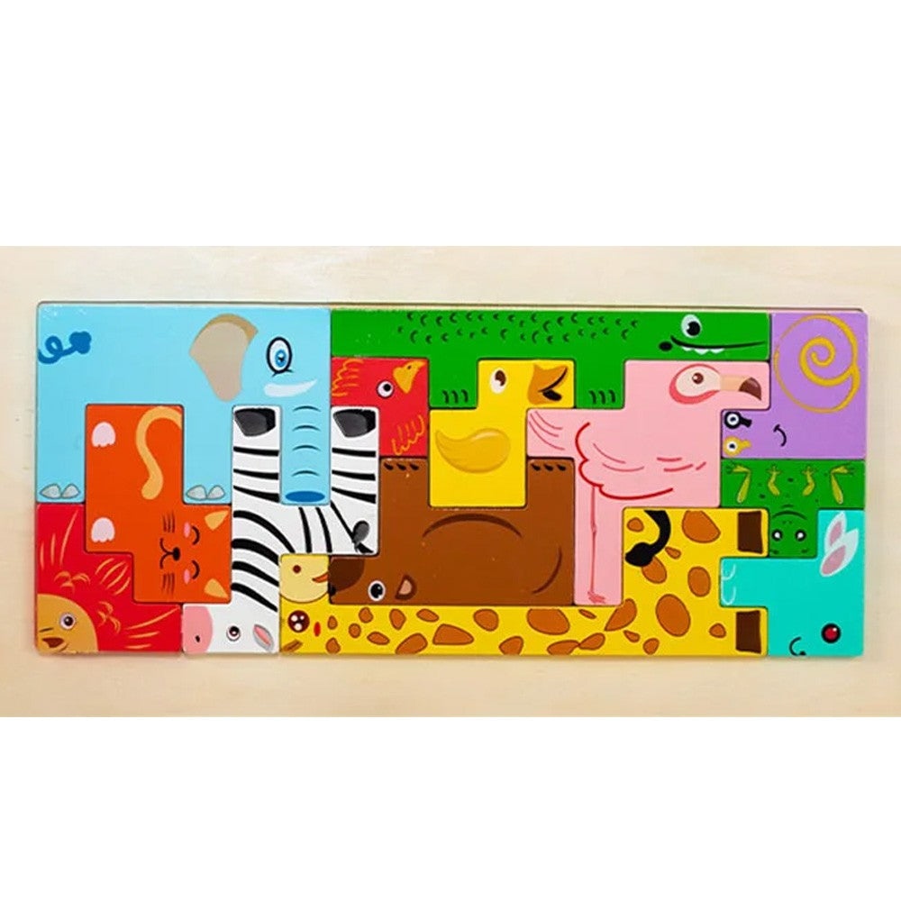 Wooden Educational Montessori Puzzle Toys for Curious Toddlers