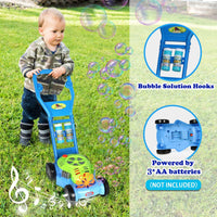 Bubble Lawn Mower  for Kids - Automatic Bubble Machine