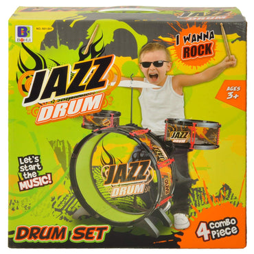 (Net)4 Combo Pieces Drum Set for Kids