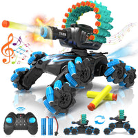 (Net)Remote Control Tank Shooting Foam Darts