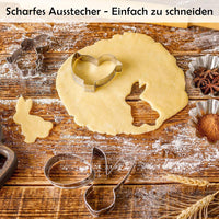 Stainless steel Biscuit Molds Baking Tools  7 pcs