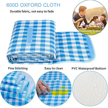 (net) Outdoor Waterproof Picnic Blanket