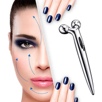 ( NET) Firming and Invigorating Facial Massager for Skin 3D Rotary Roller With Anti-Wrinkle Effect Removes Fine Lines On The Face And Relaxes Skin Naturally