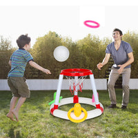 (NET) Swimming Pool Toy for Adults Children Summer Pool Basketball Hoop Toy