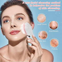 Silicone Face Scrubber Exfoliating Brush Manual Handheld Facial Cleansing Brush Blackhead Scrubber Soft Food Grade Silicone Bristles For Face Skincare