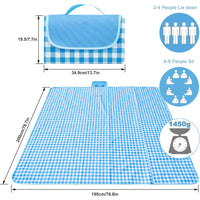 (net) Outdoor Waterproof Picnic Blanket