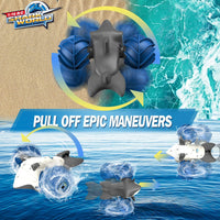 (NET) Remote Control Big Shark Stunt Boat