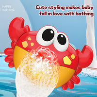 Crab Bubble Machine Baby Bath Toy
