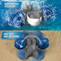 (NET) Remote Control Big Shark Stunt Boat