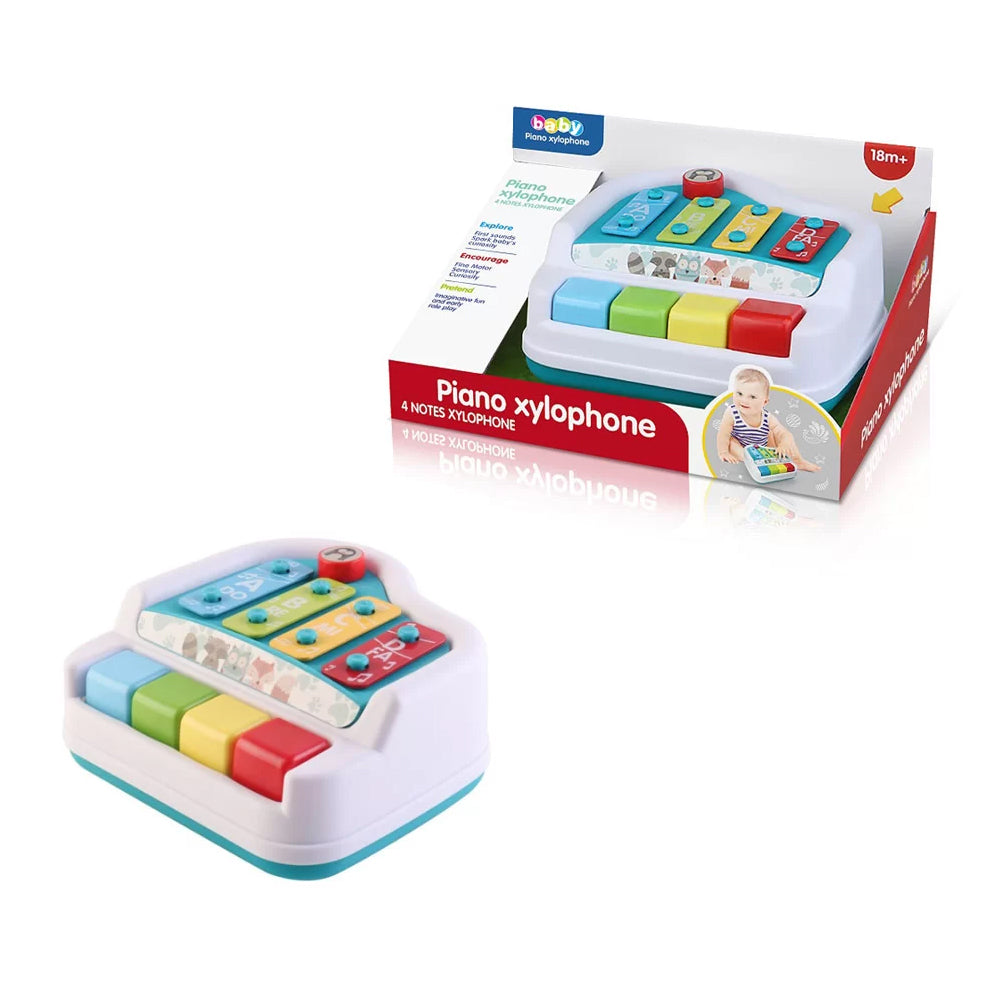 Baby Piano Xylophone - Multi-Color Musical Fun for Ages 18 Months and Up