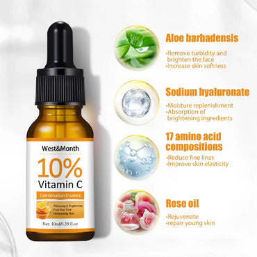 (NET) Vitamin C Serum for Face Whitening Facial Serum 10ml