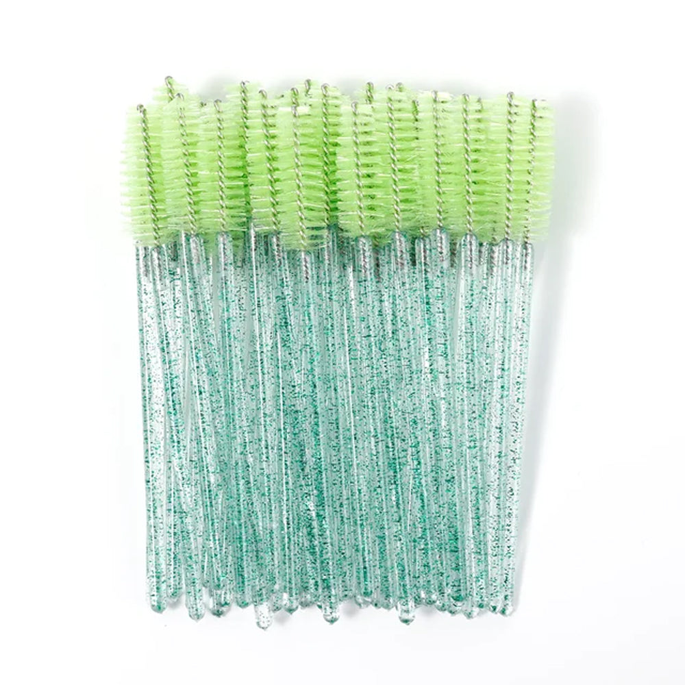 (NET) Eyelash Brush Crystal Mascara Wands 50 Pcs