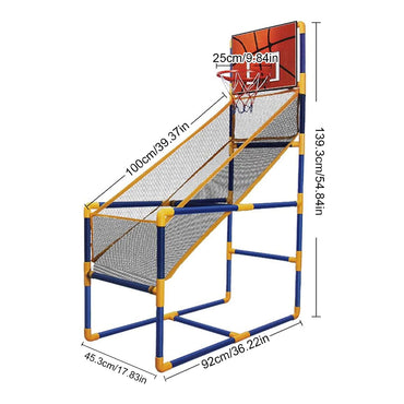 (Net) Children's Movable Basketball Shooting Game Toy