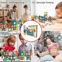 96PCS Magnetic Block Building Set - Educational Toy for Kids