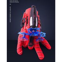 (Net) Spiderman Wrist Launcher Safe Soft Bullet Gun Toy Spider Man Web Shooter Children Cosplay Props Toys Gift