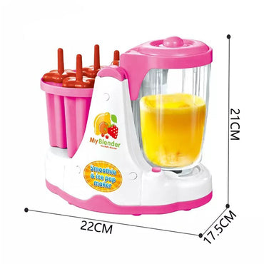 (NET) Play Kitchen Toy 2 in 1 Ice Cream Maker Juicer Toy