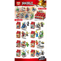 Mini Ninjas with Mini Motorcycle Building Blocks - Action-Packed Fun for Kids