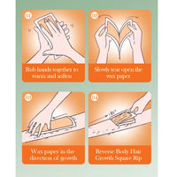 (NET)  Custom Private Label Facial Wax Strips For Hair Removal Wax Strips For Face Eyebrows Lips 20pcs /012049