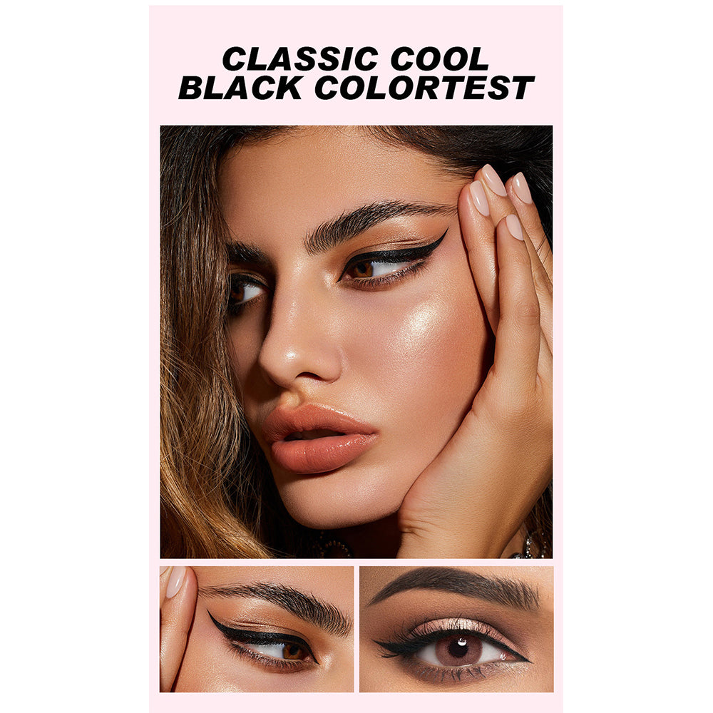 (NET)  Double-Ended Triangle Wing Seal Waterproof And Sweat-proof non-Smudge Eyeliner