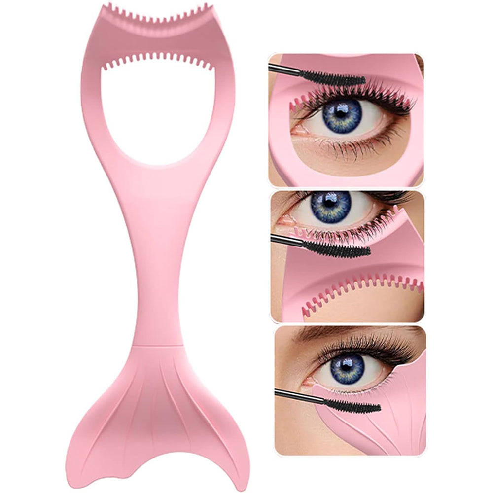 (NET) Mermaid Mascara Guard, Silicone Mascara Shield Applicator