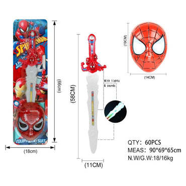 (Net) Spiderman Set With Light And Sound