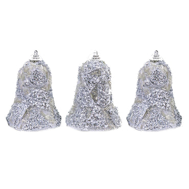 Christmas 3pcs Silver Tree Decoration Set
