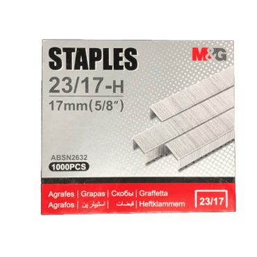 (NET) M&G 23/17  heavy duty staples / 2633