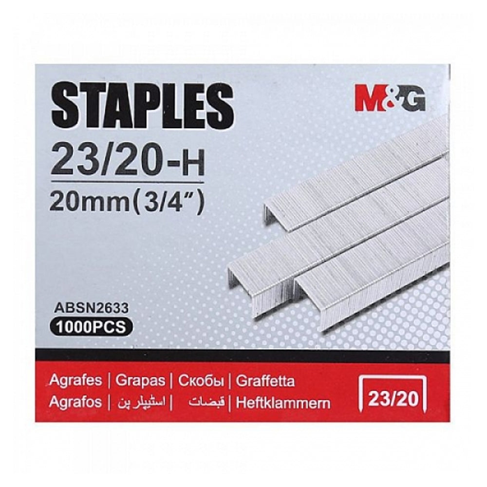 (NET) M&G 23/20  heavy duty staples / 2634