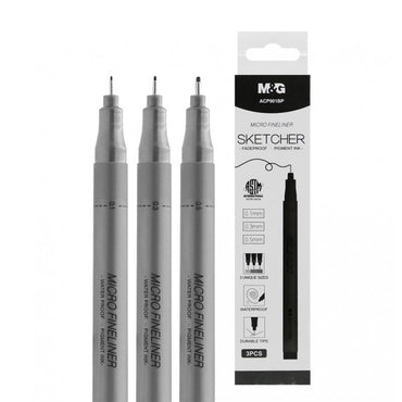 (NET)M&G Fine Liner Sketch  /  3 pcs 901BP