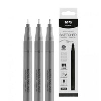 (NET)M&G Fine Liner Sketch  /  3 pcs 901BP