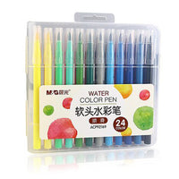(NET) M&G Soft Brush Water Color Pen Washable / 24 colors