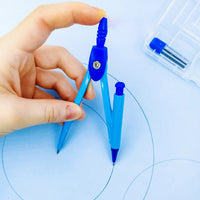 (NET)M&G Plastic Color Compass with 0.5mm Mechnical Pencil