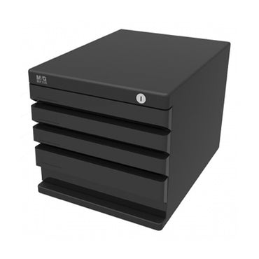 (NET) M&G file cabinet 5-Tier with lock black / 95298