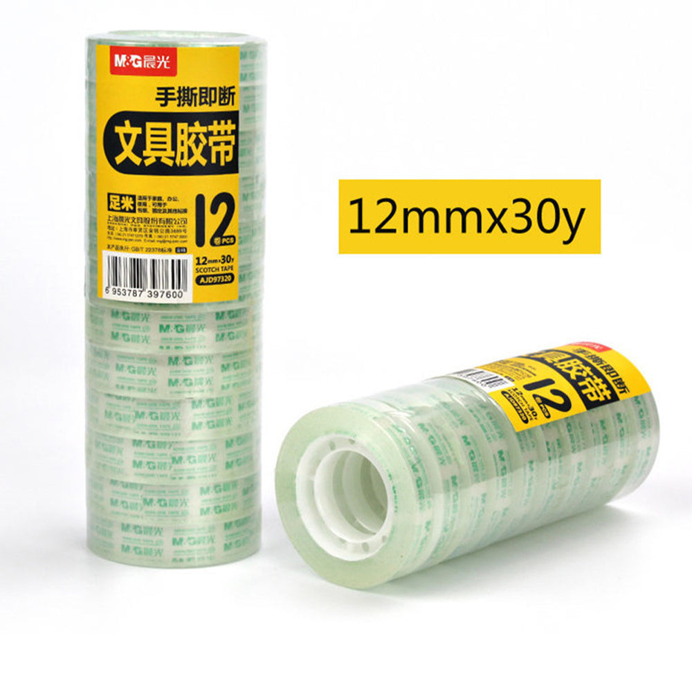 (NET) M&G stationery tape 12mm*30y(12rolls) / 97320