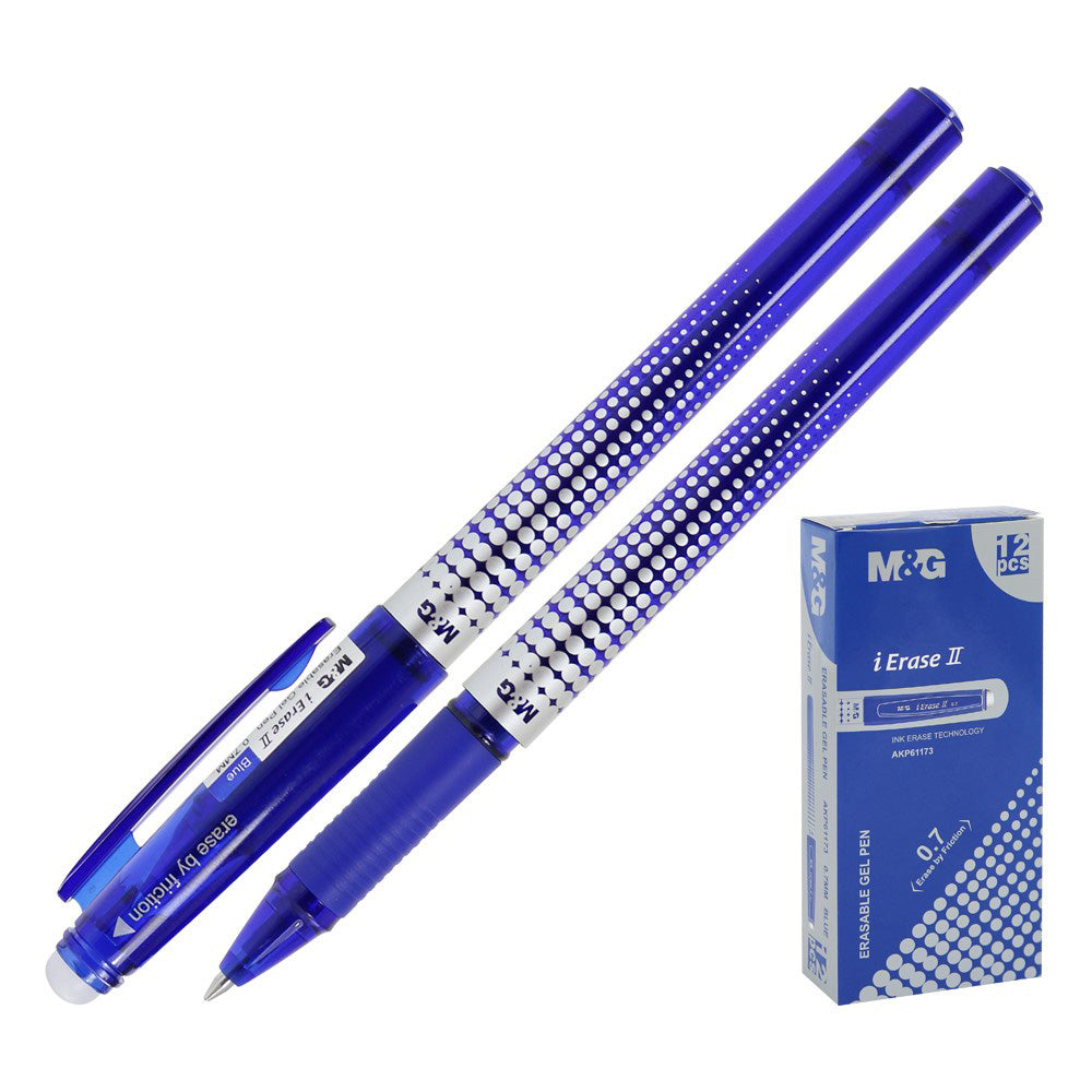 (NET) M&G Erasable Gel Pen Blue 0.7mm