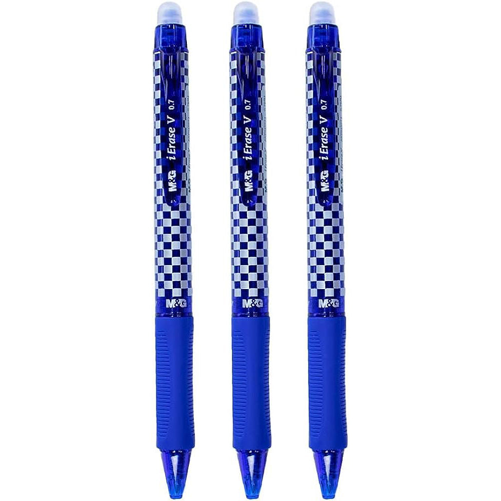 (NET) M&G Retractable Erasable Gel Pen Blue 0.7mm /Write Smooth and Erase Clean
